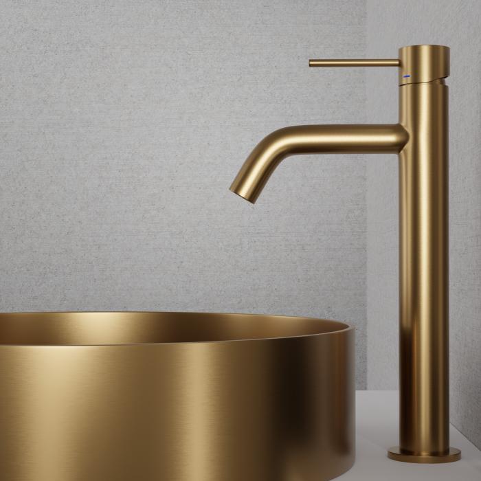 Tvättställsblandare Voyage High Steel