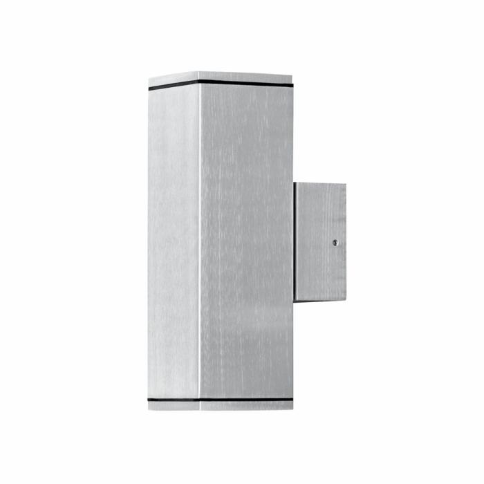 Vägglampa Ute Monza Dubbel GU10 Fyrkantig
