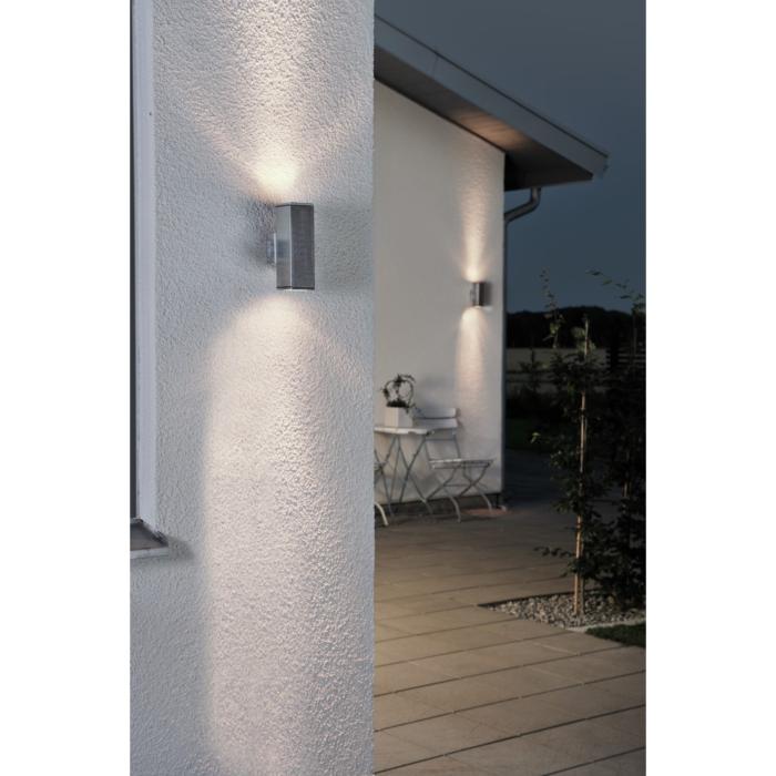 Vägglampa Ute Monza Dubbel GU10 Fyrkantig