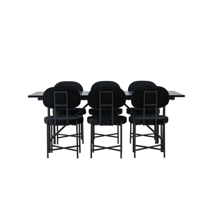 Rektangulär matgrupp Astrid, Stella