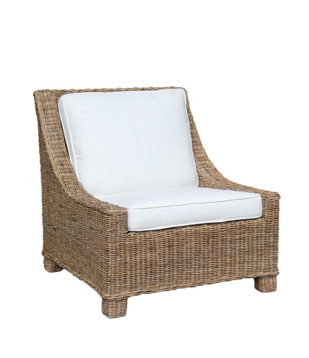 Madison Dyna Off-White till Rottingfåtölj Lounge