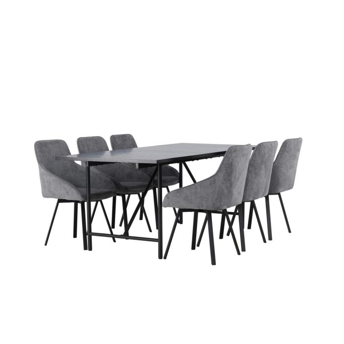 Rektangulär matgrupp Astrid, Rosie