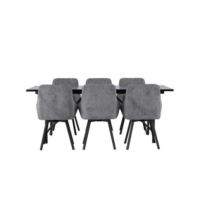 Rektangulär matgrupp Astrid, Rosie