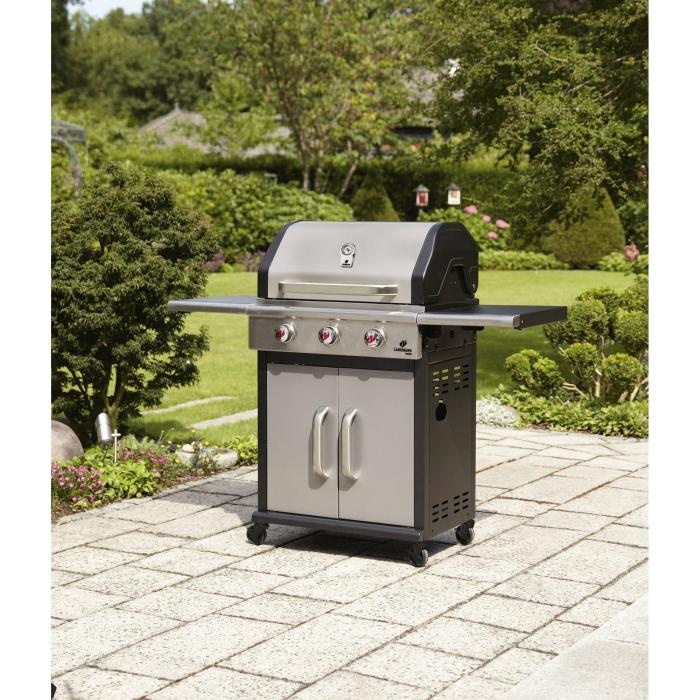 Gasolgrill Triton FlexX PTS 3.0 Rostfritt Stål 12936