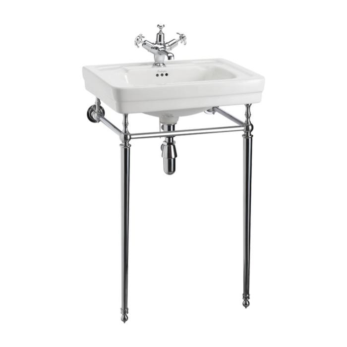 Tvättställ Contemporary 58 cm 1 Blandarhål med Ställning