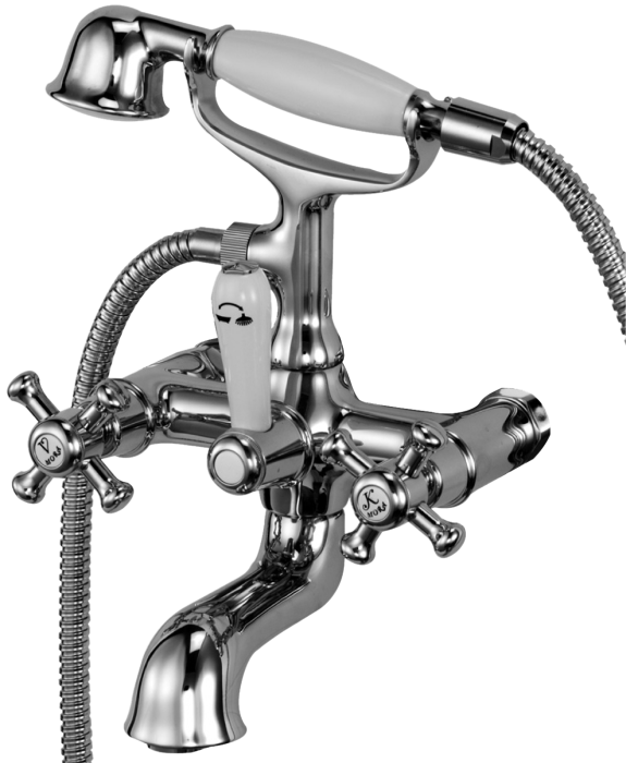 Badkarsblandare Classic 150cc med Handdusch