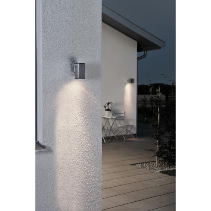 Vägglampa Ute Monza GU10 Fyrkantig