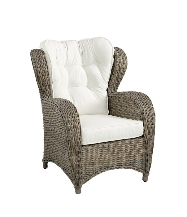 Jacksonville Dyna Off-White till Rottingfåtölj