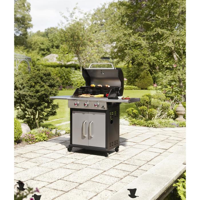 Gasolgrill Triton FlexX PTS 3.0 Rostfritt Stål 12936