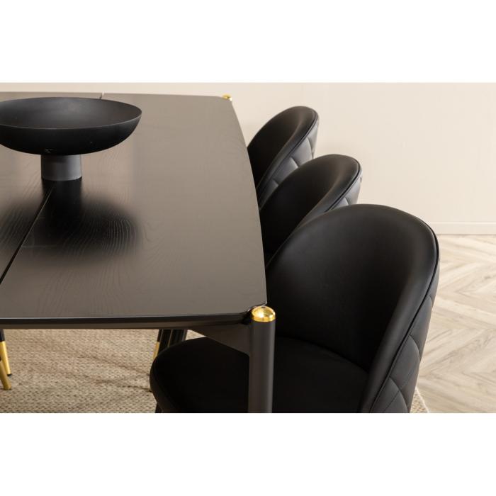 Rektangulär matgrupp Pelle, Velvet