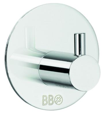 Enkelkrok Design Självhäftande Rostfritt Stål Ø48mm