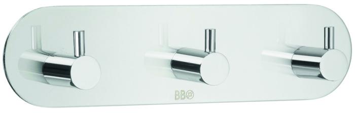 Trippelkrok Design Självhäftande Runt Fäste