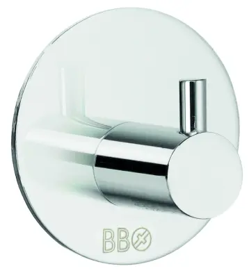 Enkelkrok Design Självhäftande Rostfritt Stål Ø48mm