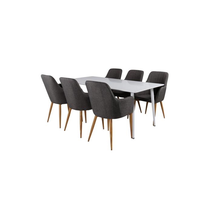 Rectangular Dining Set Polar, Comfort