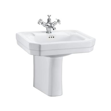 Tv&auml;ttst&auml;ll Victorian 56 cm 1 Blandarh&aring;l med Semi Piedestal