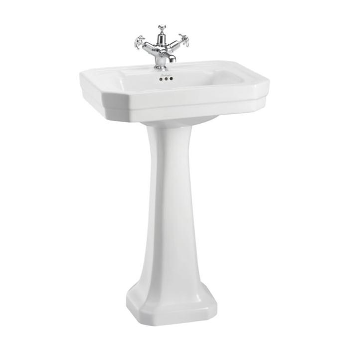 Tvättställ Victorian 56 cm 1 Blandarhål med Piedestal