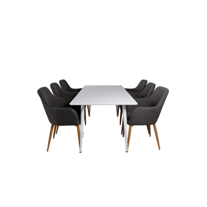 Rectangular Dining Set Polar, Comfort