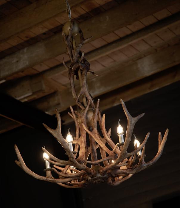 Antler Chandelier Taklampa Resin & Metall Ø90cm