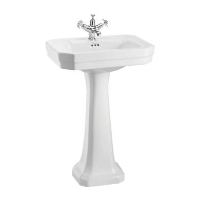 Tv&auml;ttst&auml;ll Victorian 56 cm 3 Blandarh&aring;l med Piedestal