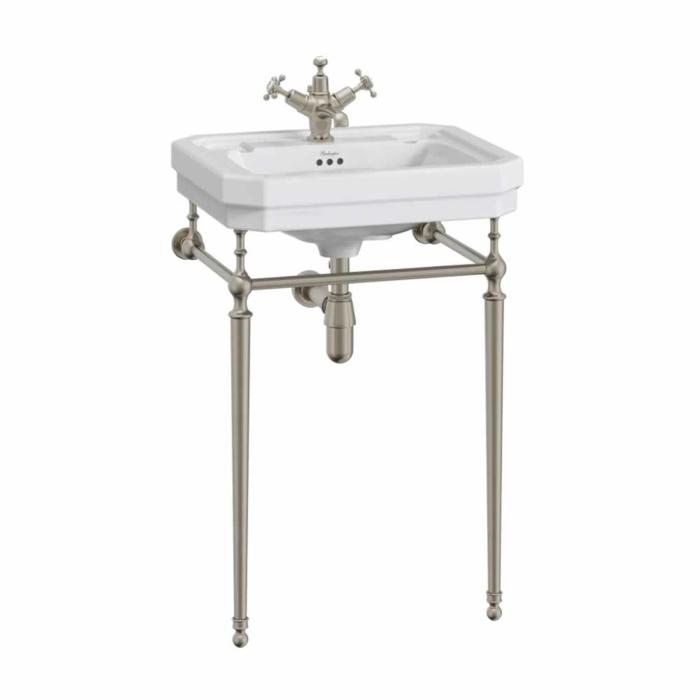 Tvättställ Victorian 56 cm 3 Blandarhål med Ställning