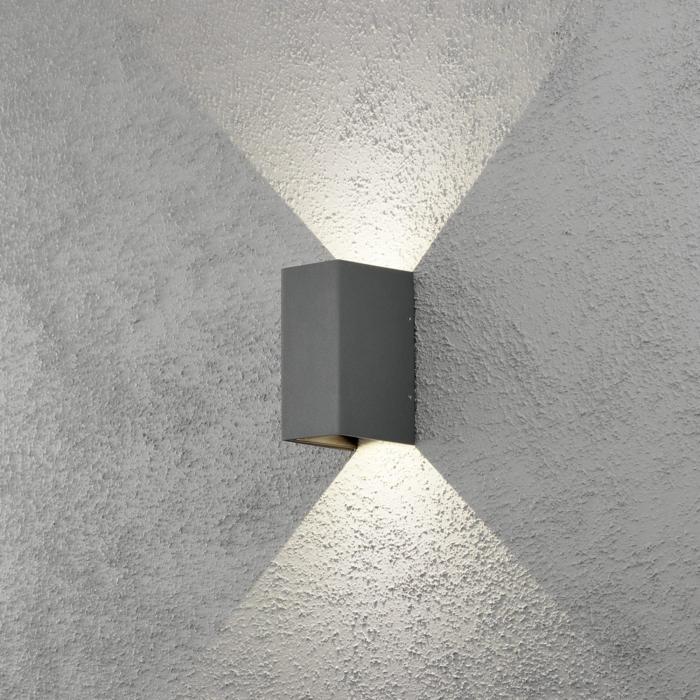 Vägglampa Ute Cremona HP-LED 2x3W 17 cm