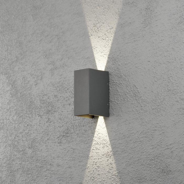 Vägglampa Ute Cremona HP-LED 2x3W 17 cm