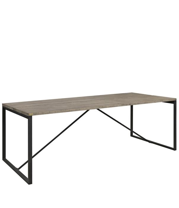 Bennie Matbord Ek Pebbles Grey