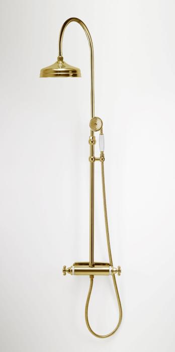 Takduschset Windsor med Ladymix Termostatblandare 160cc