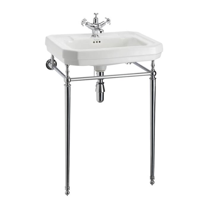 Tvättställ Victorian 61 cm 1 Blandarhål med Ställning