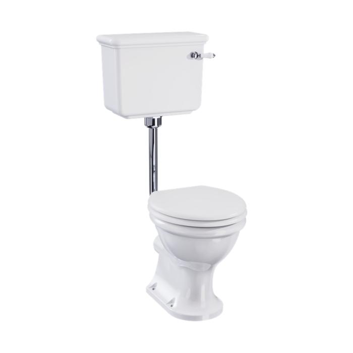Toalett Lågspolande Guild Slimline Cistern 44 med Soft-close, Spolrör