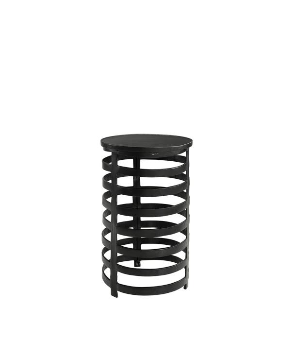 Angelo Sidobord Svart Ø40cm