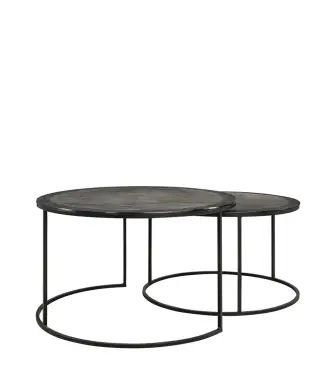 Amadeo Soffbord Svart 2-set