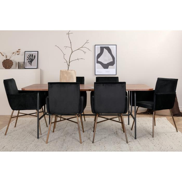 Rektangulär matgrupp Uno, Petra