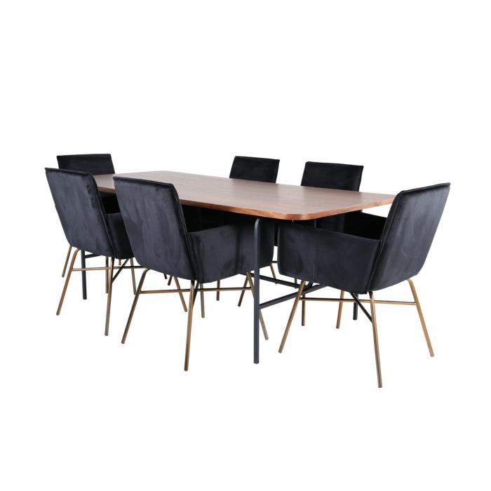 Rektangulär matgrupp Uno, Petra