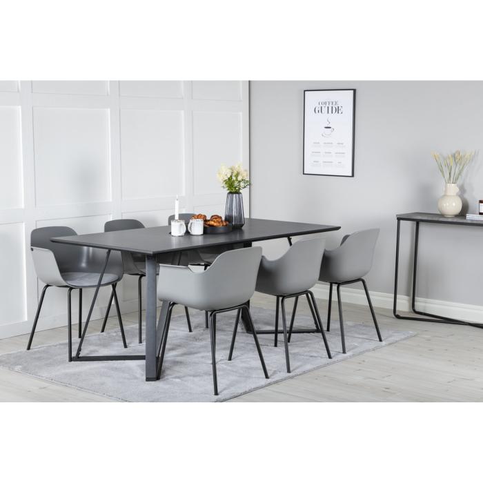 Rektangulär matgrupp Marina, Comfort