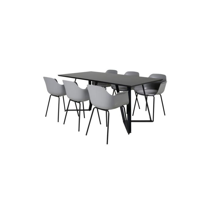 Rektangulär matgrupp Marina, Comfort