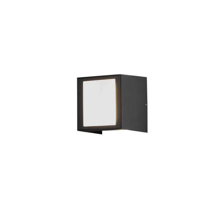 Vägglampa Ute Cremona HP-LED 3x3W Mörkgrå 14 cm