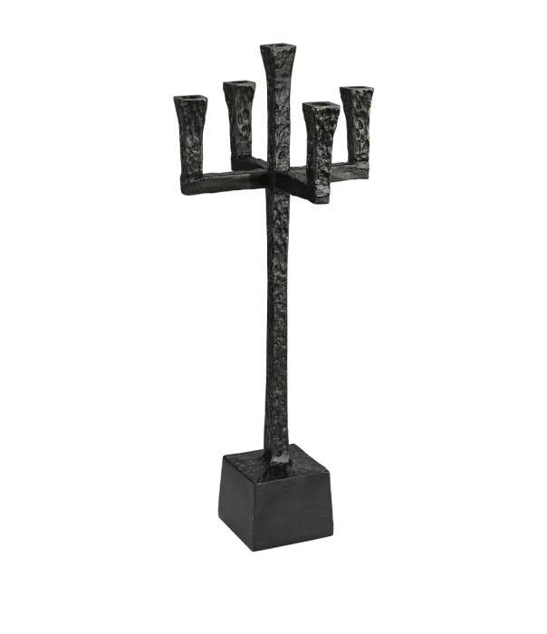 Gothic Ljusstake Antique Bronze 61cm Hög