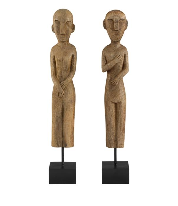 (Utgått) Zika & Rama Dekoration Mango Wood 2-set