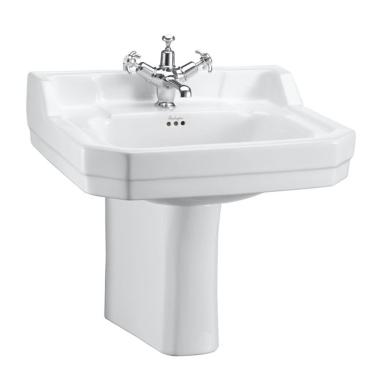 Tv&auml;ttst&auml;ll Edwardian 56 cm 2 Blandarh&aring;l med Semi Piedestal
