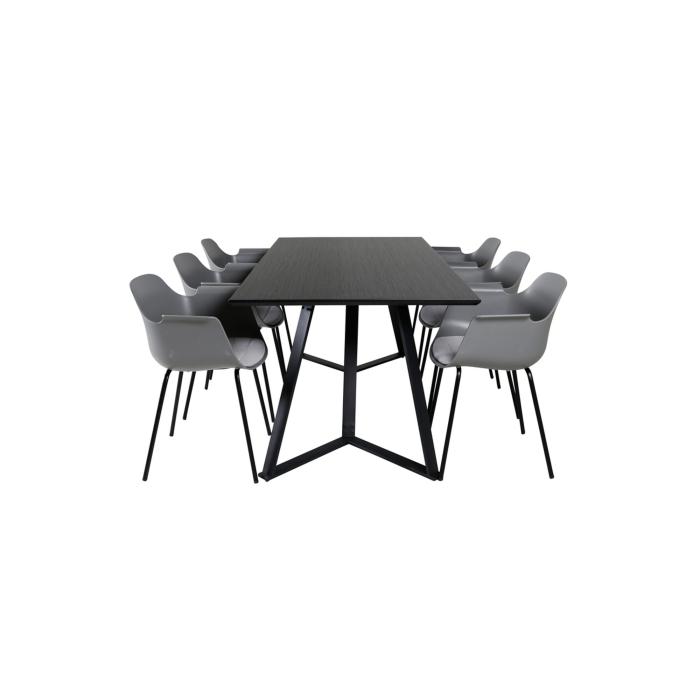 Rektangulär matgrupp Marina, Comfort