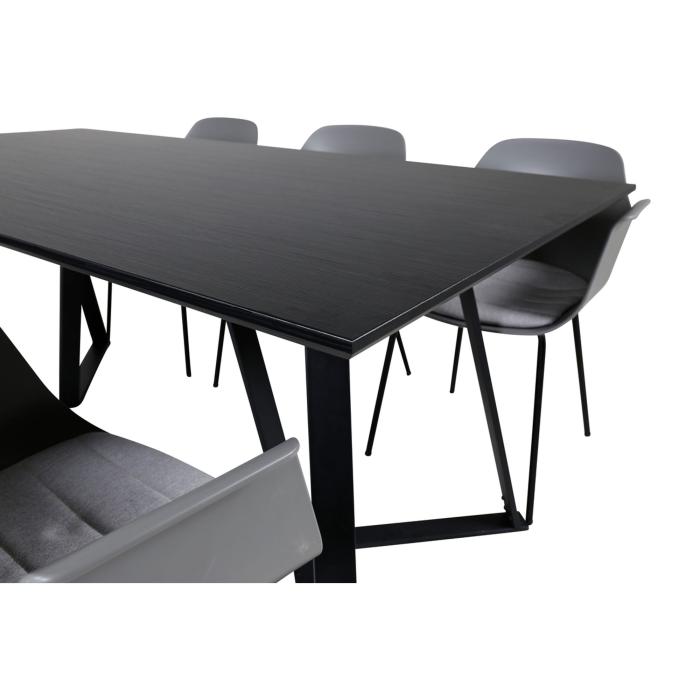 Rektangulär matgrupp Marina, Comfort
