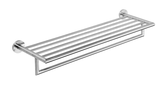 Handdukshylla Steel 65cm Rostfri Look