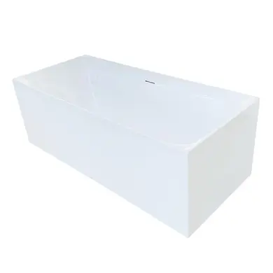 Turin Badkar Fristående Vit 170x75cm