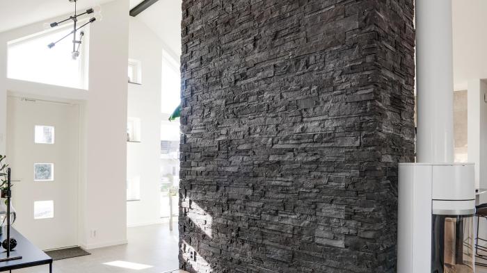 Fasadsten Highland Black m2 (0,65)