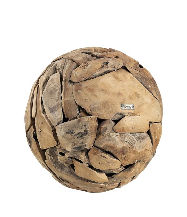 Vail Globe Dekoration Återvunnet Trä