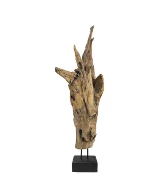 Vail Dekoration Teak 25x52x25cm