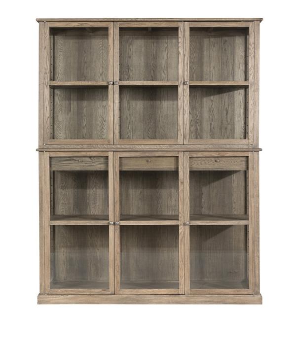 Denver Vitrinskåp Ek 170x220x40cm