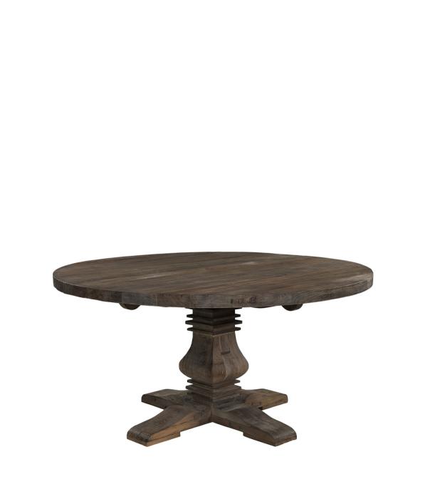 Salvage Matbord Old Elm Runt