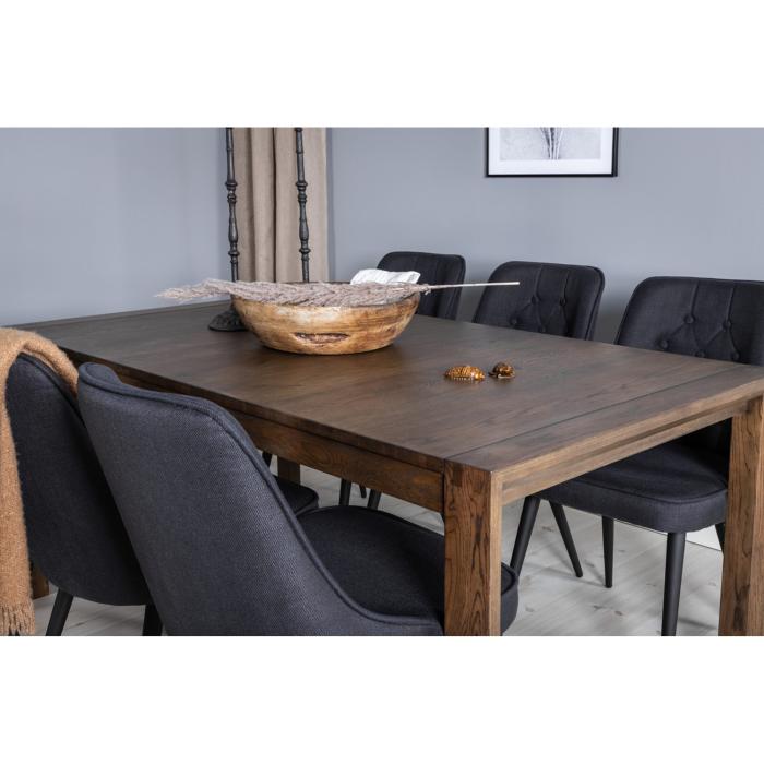 Rectangular Dining Set Slider, Velvet Deluxe